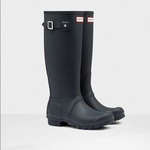 HUNTER Navy Original Tall Rain Boots